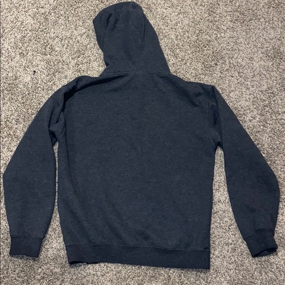 Men’s broken promises grey hoodie - Picture 3 of 3